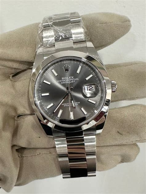 rolex datejust matte grey dial|rolex datejust 41mm grey dial.